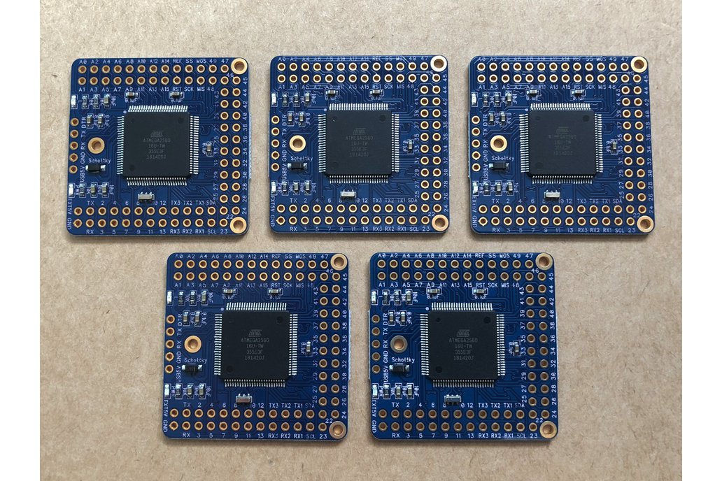 5-Pack Naked Mega 2 Arduino compatible board 1