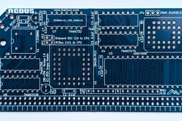 Z80-CPM - RCBus Module: PCB