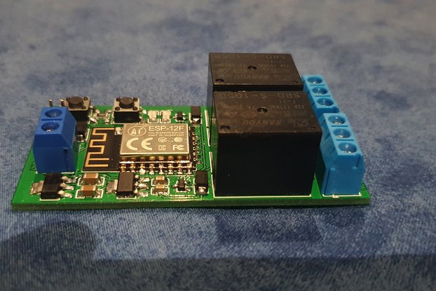 IoT relay board with Esp8266