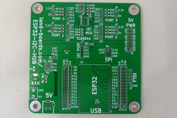 ESP32 Breakout/I2C Hub - PCB only (ESP32-I2C-HUB)