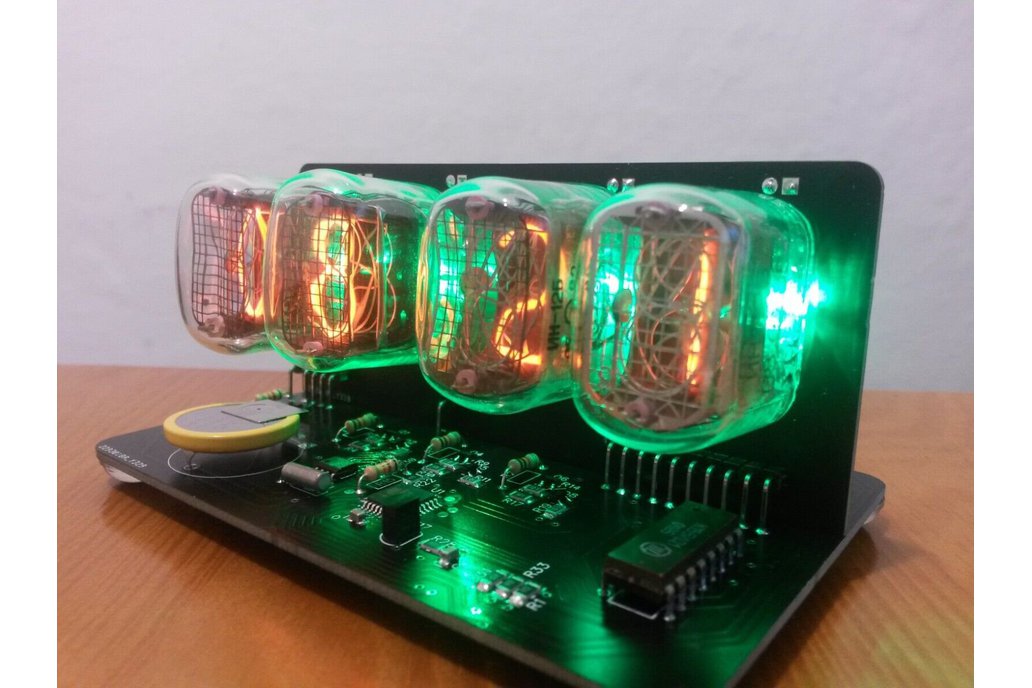 KIT or assembled IN-12 Nixie Tubes Clock from TRCorp on Tindie