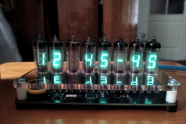 Nixie tube clock IV-6 8-digit VFD clock USB-C