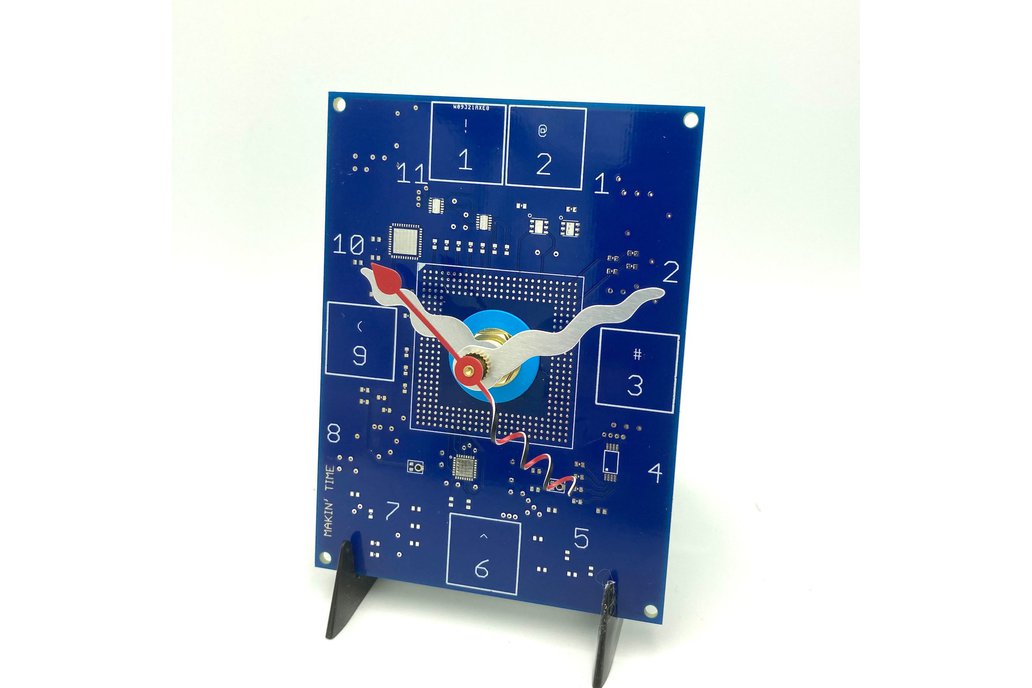 Makin' Time circuit board clock-original design wa 1