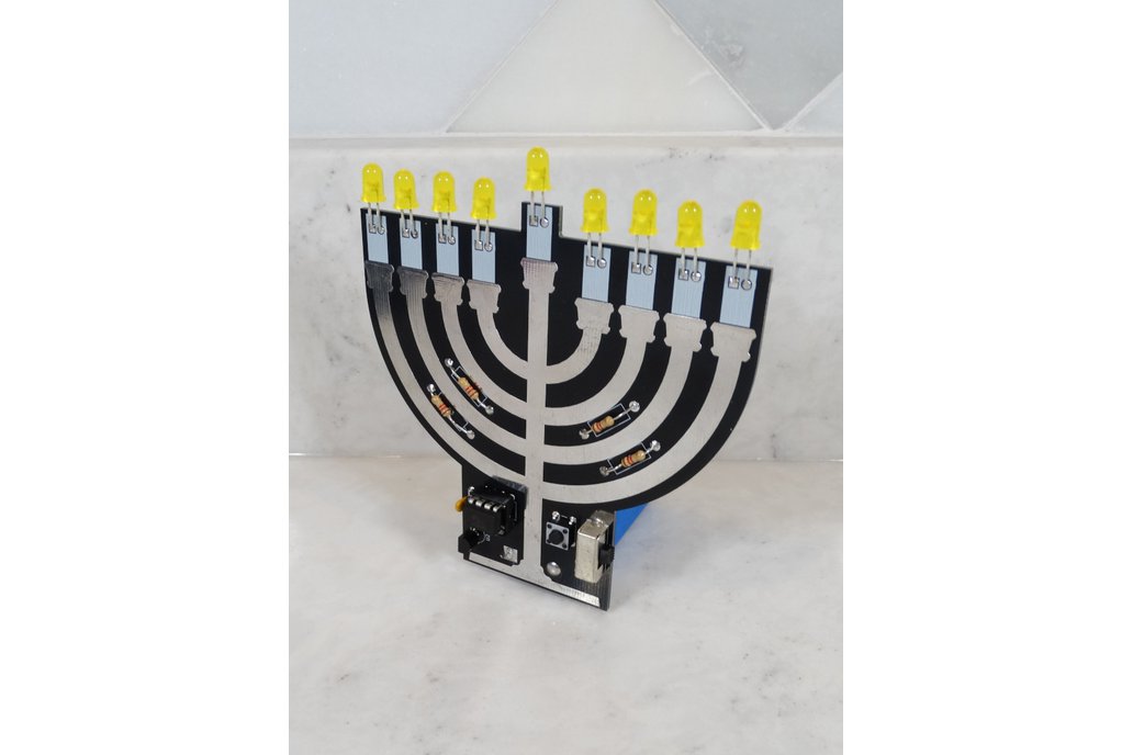 Hanukkah Menorah - Soldering Practice Kit 1