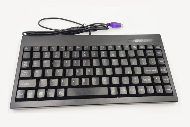 Compact 88-key PS/2 keyboard
