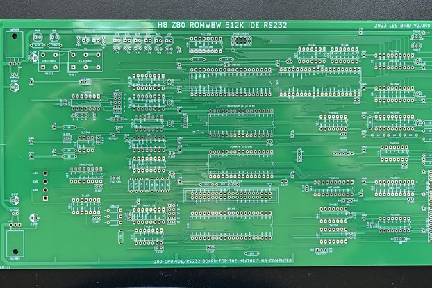 H8 Z80 ROMWBW V2.0R0 (PCB w/2MHZ FP ADAPTER)