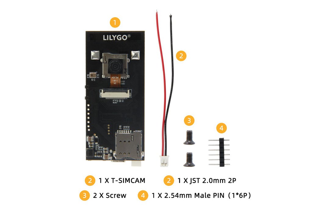 LILYGO® T-SIMCAM ESP32-S3 CAM Development Board 1