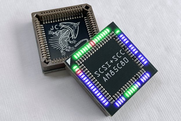 LED BlinkHAT for 85C80 SCSI and SCC