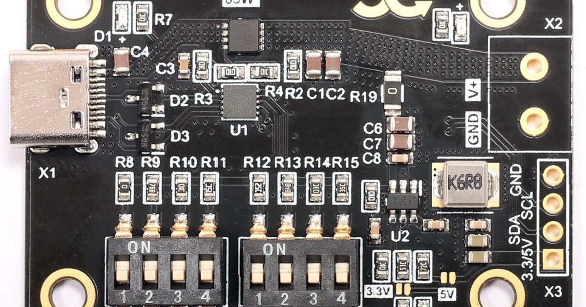 USB-C PD 65W Tindie Delivery Board Power on MAKERPALS from