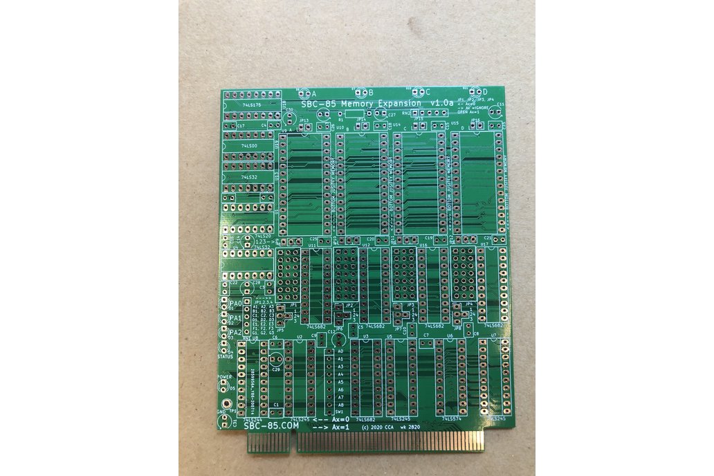 SBC-85 Memory Expansion -4x Universal Sites TIN 1