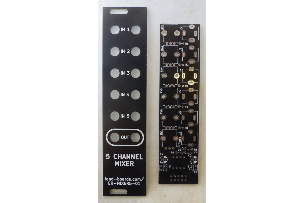 Eurorack 5 Channel Mixer (PCB Only) 1