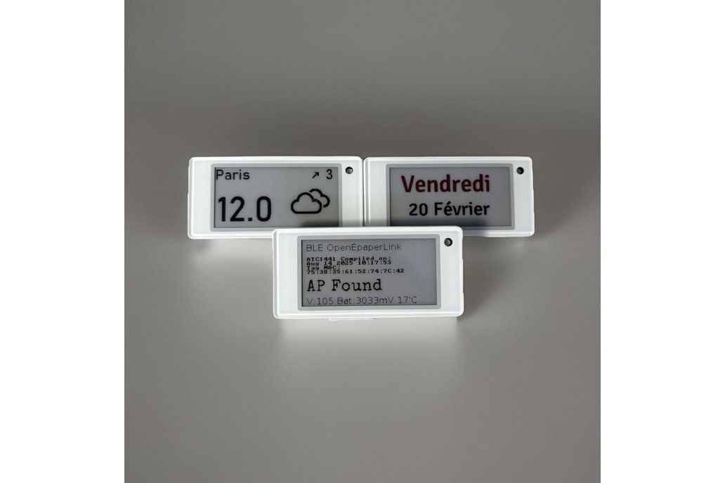 OpenEpaperLink DIY E-Ink Screen - Nebular 213 1