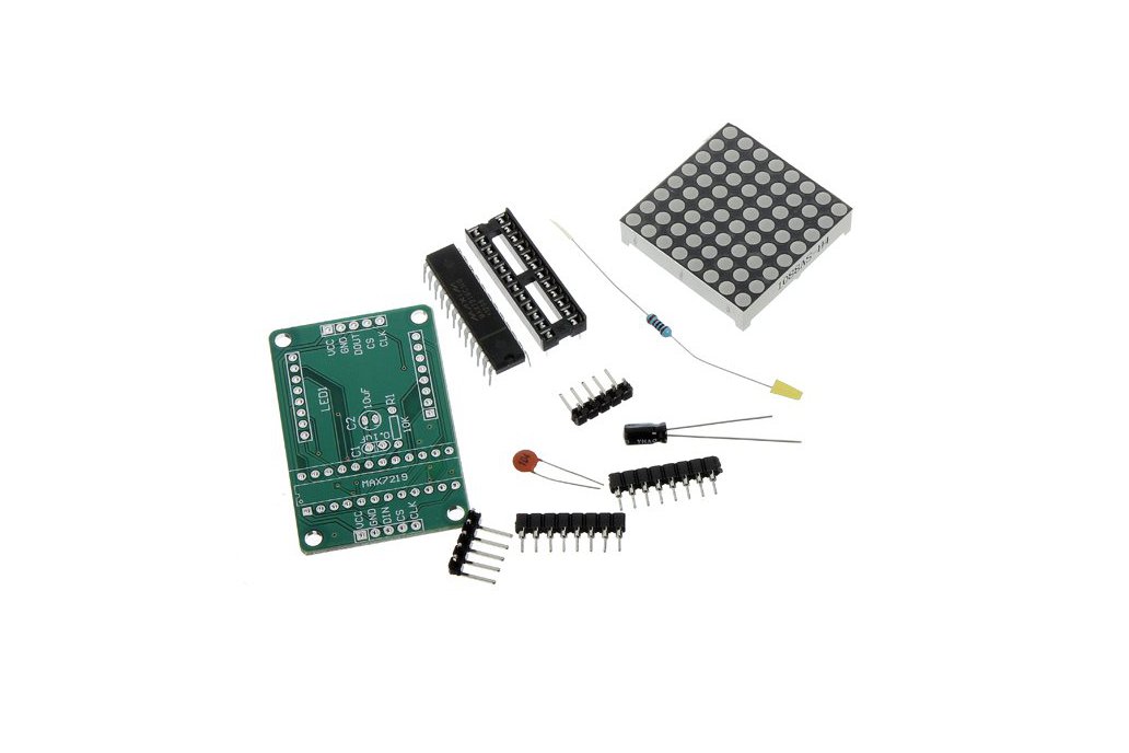 MAX7219 Dot Matrix Module DIY Kit SCM Control 1