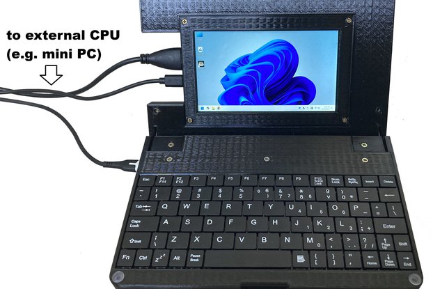 Mini PC Laptop (Modular and easily repairable)