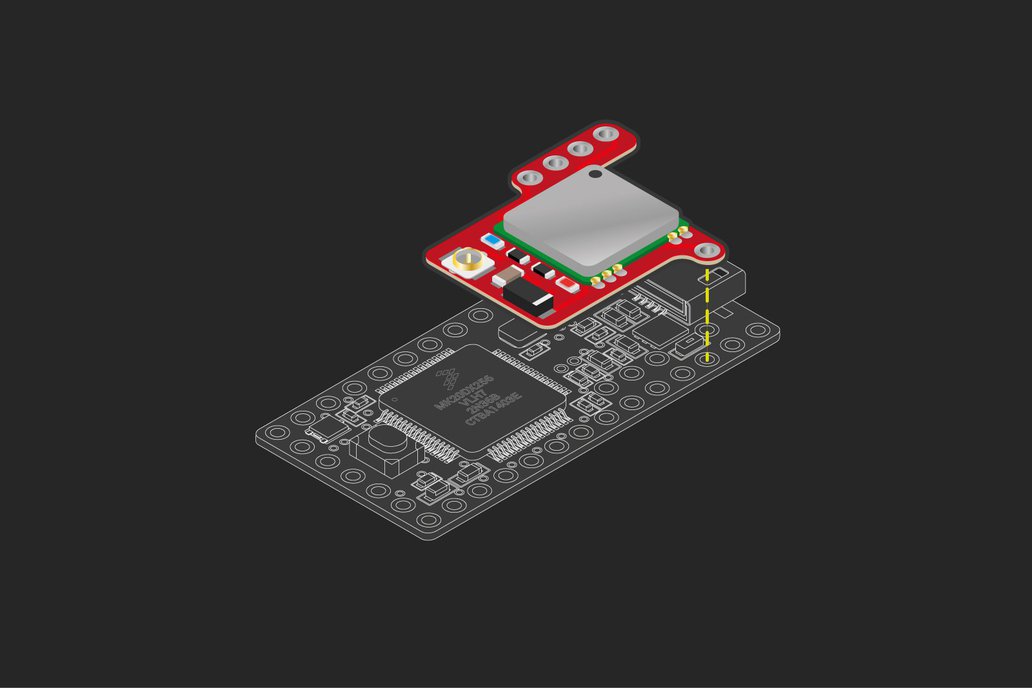 TinyGPS backpack for Teensy 3.0-3.6, LC, 4.0/4.1 1