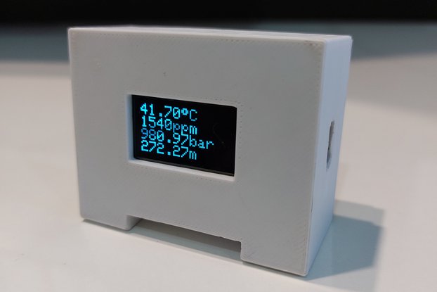 Connected CO2 and Temperature sensor