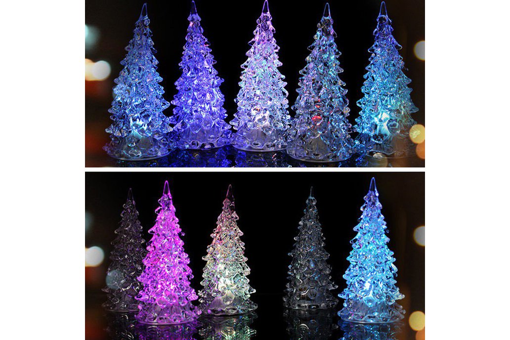 5pcs Colorful Changing Christmas Tree 1