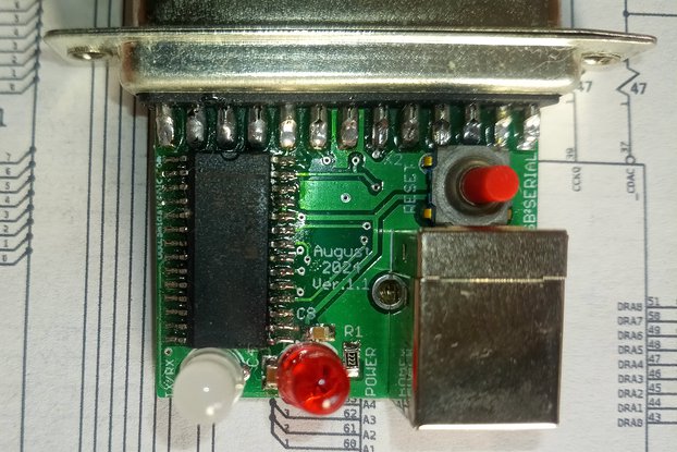 AMYUSB2SERIAL - An Amiga USB <> Serial Adapter