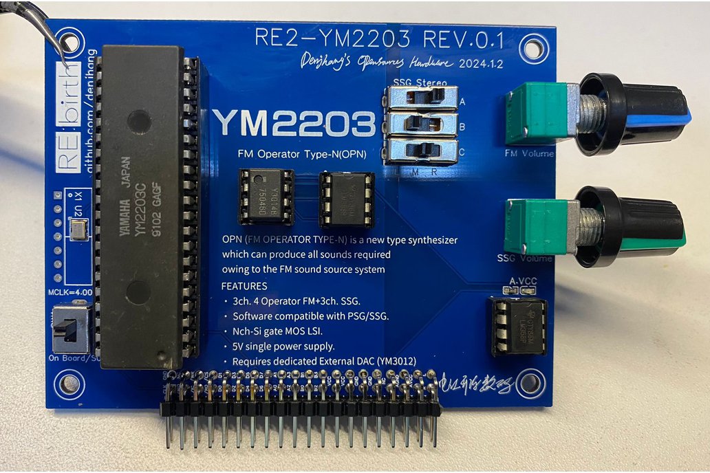 RE2-YM2203 - Project RE:birth 2nd Sound Card 1