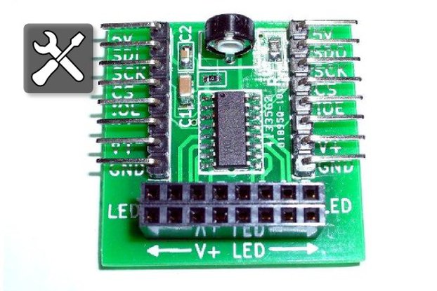 2x LED driver breakout + SMD parts