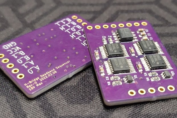 Dual H-Bridge Deadband Sequencer
