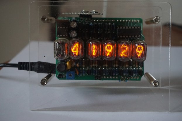 Arduino Nixie shield kit (for six IN-17 tubes)