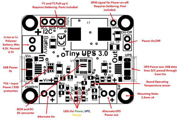 Tiny-UPS 3.0 - tiny sized UPS for USB devices