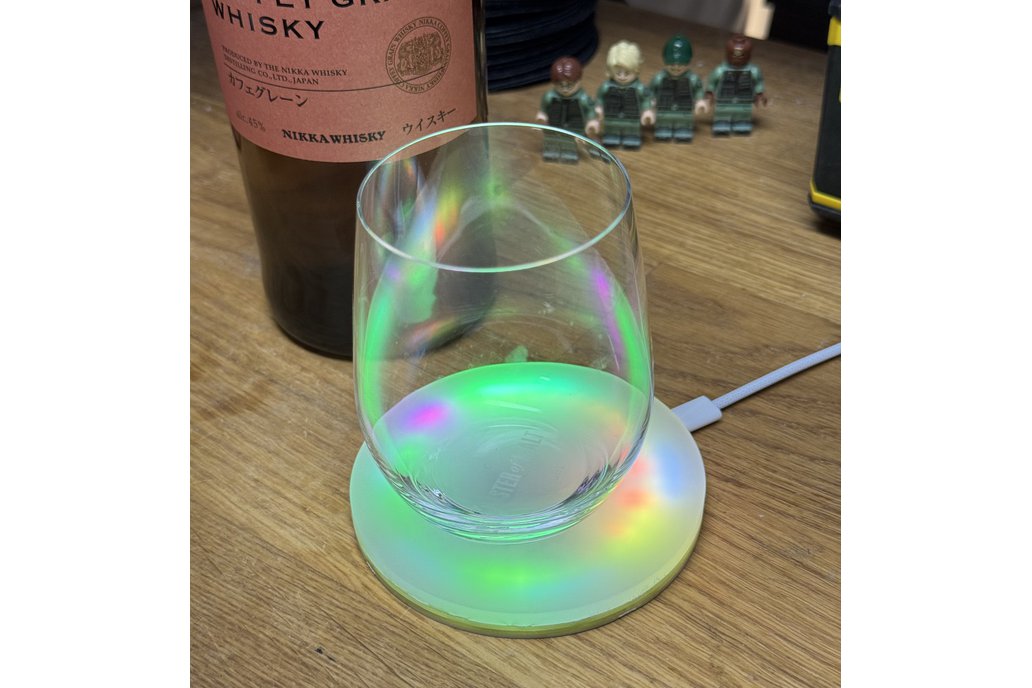 Illuminated coaster development board 1