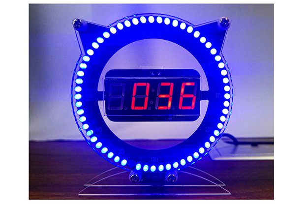 DIY LED Temperature Alarm Clock Electronic Kits