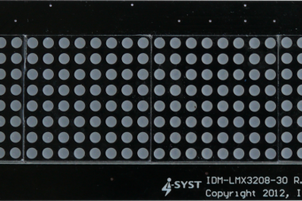 LED 32x8 matrix display board for Arduino, ARM