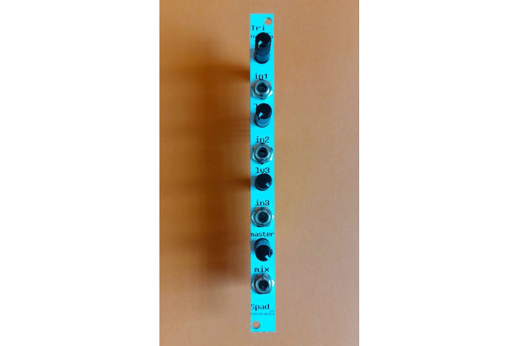 Eurorack mixer 2hp synthesizer diy 1