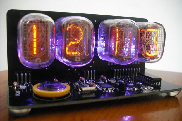 Nixie Tube clock with IN-12 Tube RGB