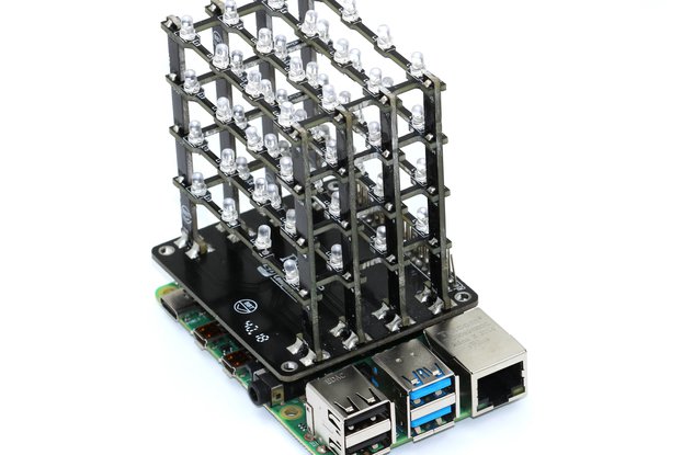 PiCube 64 LED 4x4x4 Cube Kit for Raspberry Pi