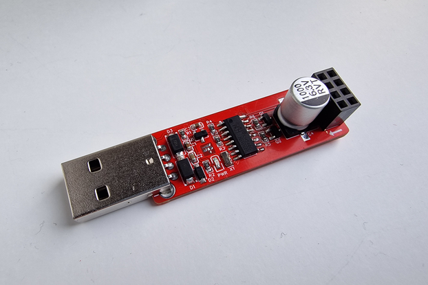 ESP-01 Programmer UART Adapter with USB-A