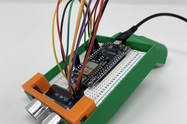 Range Finder Kit with OLED Display and ESP8266