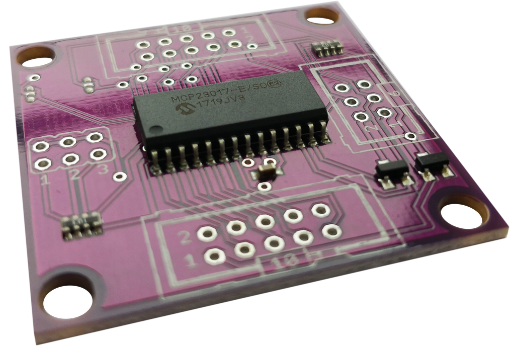 16-bit i2c GPIO expander board for Arduino 1