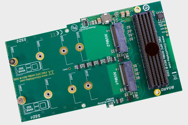 FMC PCIe NVMe SSD Drive for FPGA M.2