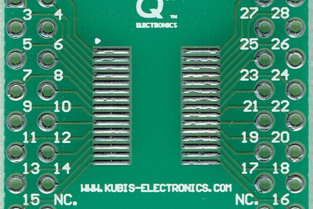 SSOP30,LSSOP30,VSOP30 0.65mm(0.026") to 2 x IDC2x8