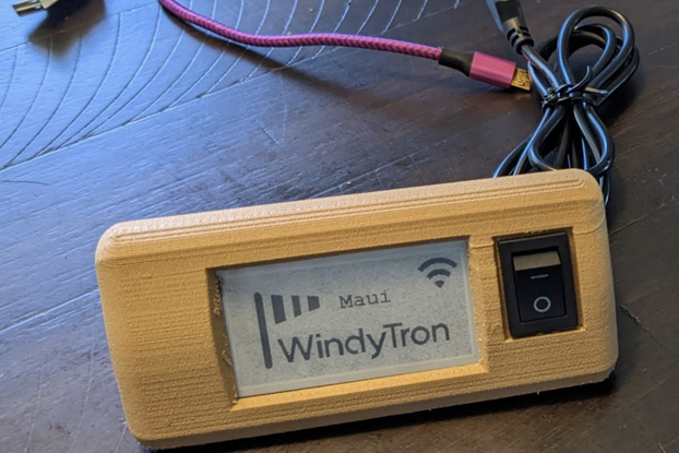 WindyTron Capsule - Eink Wind Display