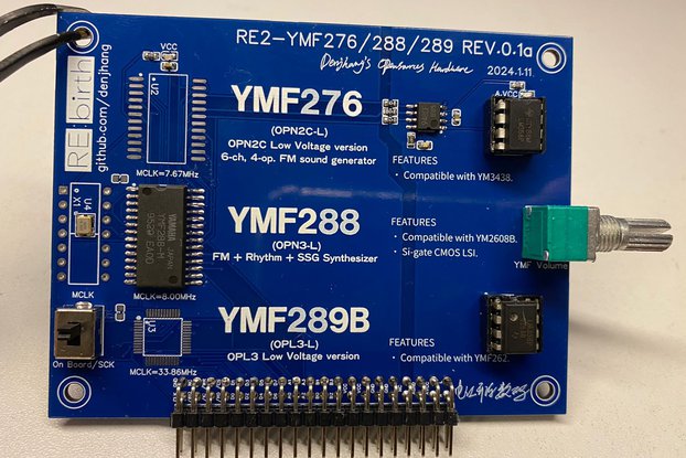 RE2-YMF276/288/289 - Project RE:birth sound module