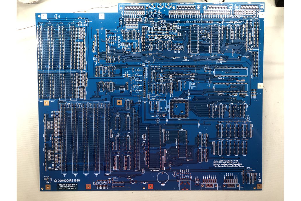 Floppie209 Amiga 2000 Reproduction Motherboard 1