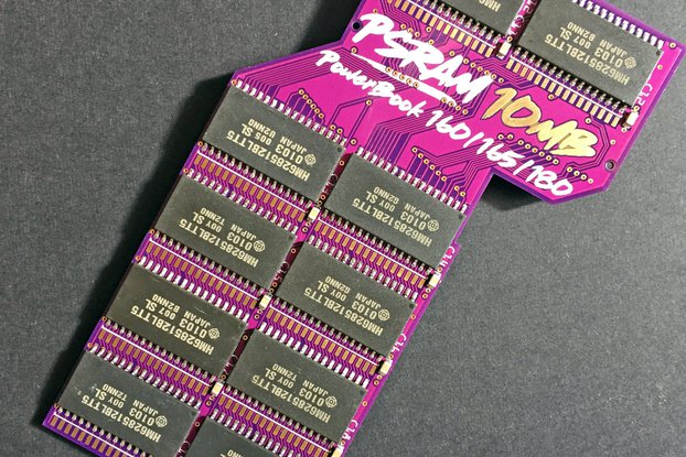 PurpleRAM 10MB memory module for PowerBook 160 180