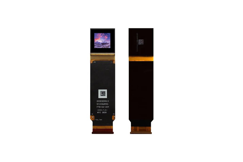 0.62" micro oled display 1728*1368 1800nits MIPI 1