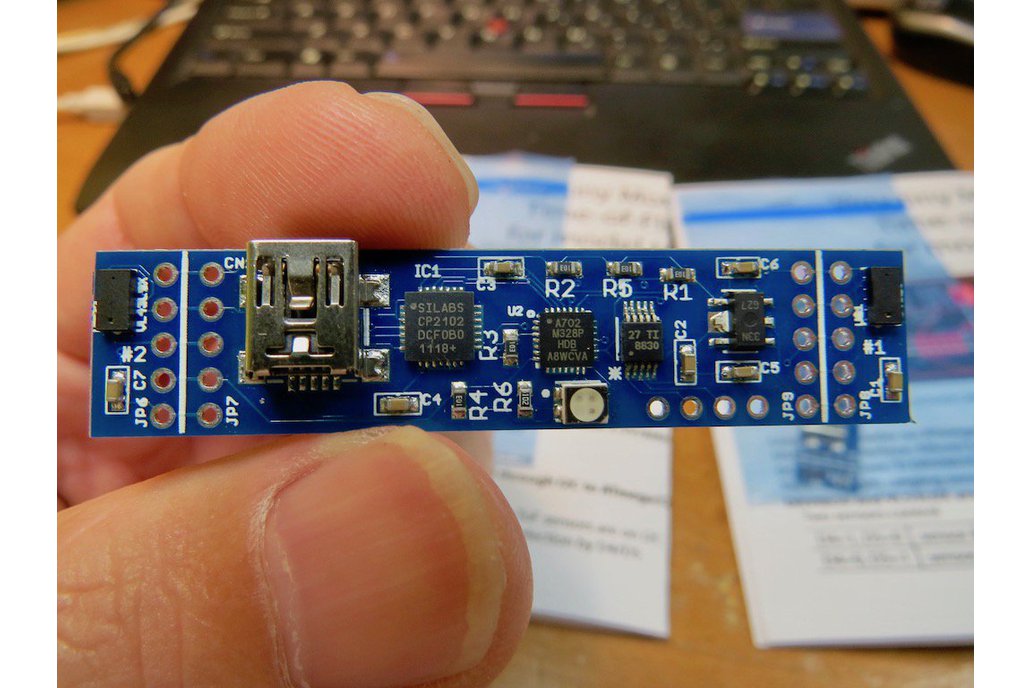Tiny motor driver with two time of flight sensors 1