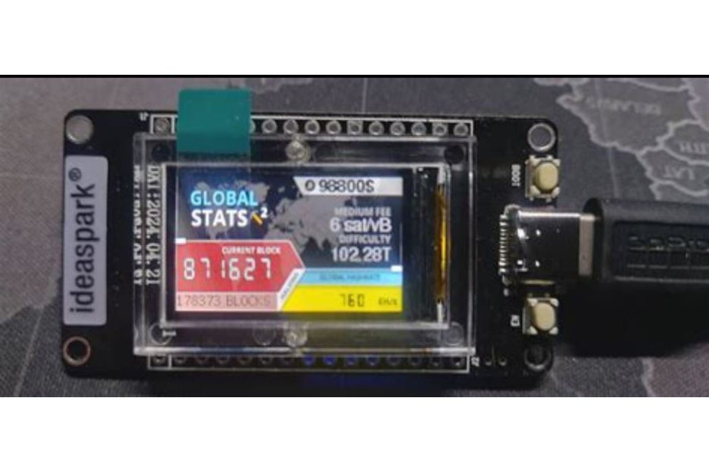 ESP32 Development Board 1.14 in 135x240 TFT LCD 1