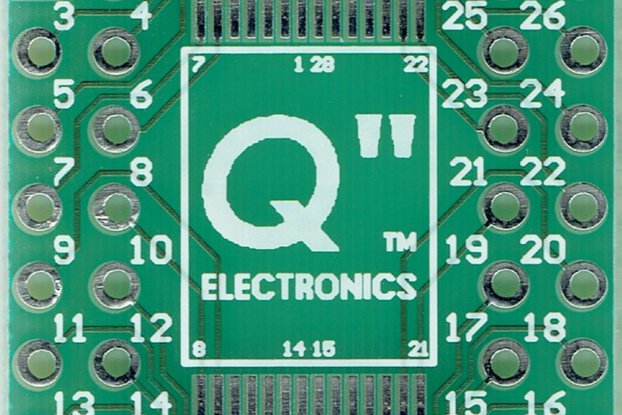 TSOP28 (Type I) 0.55mm(0.022") to 2 x IDC2x7.