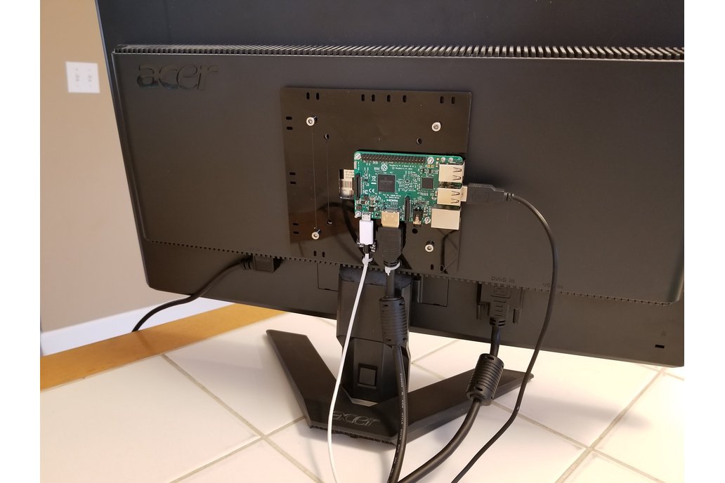 Raspberry Pi3 VESA mounting kit 1