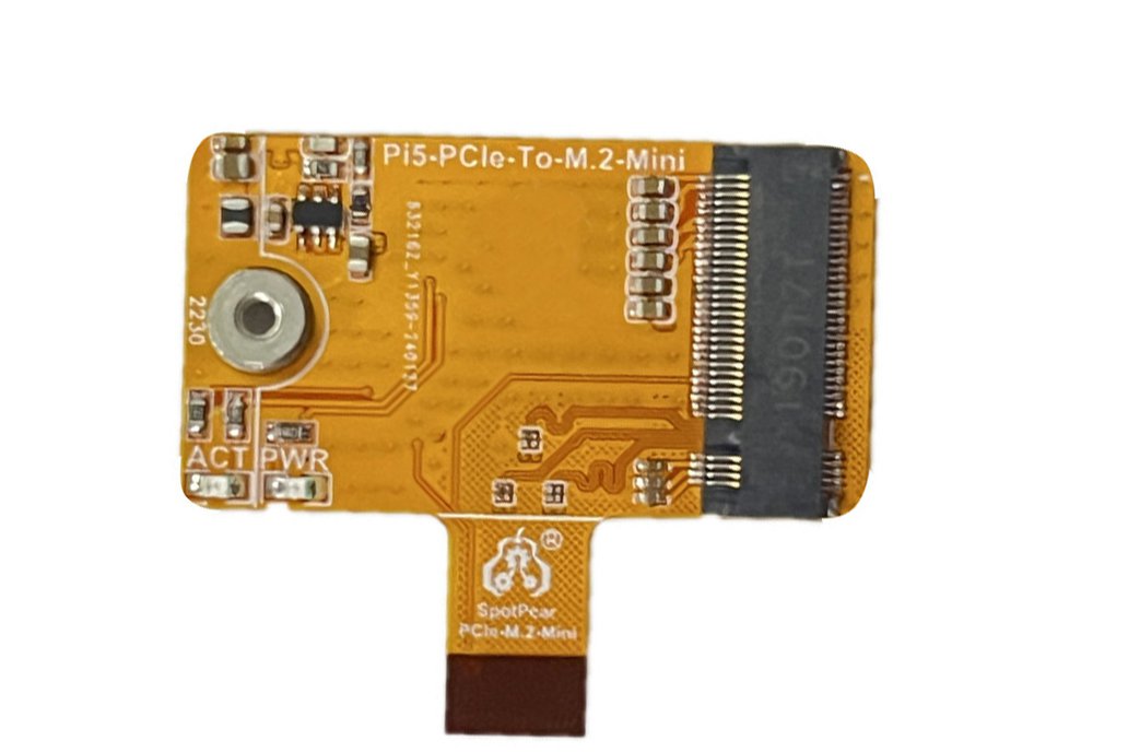 Raspberry Pi 5 PCIe to M.2 NVMe SSD Adapter 1
