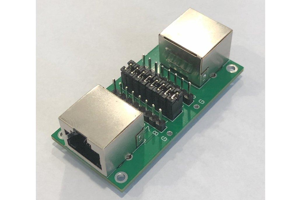 RJ45 Breakout Board / Pass-through Adapter v2 1