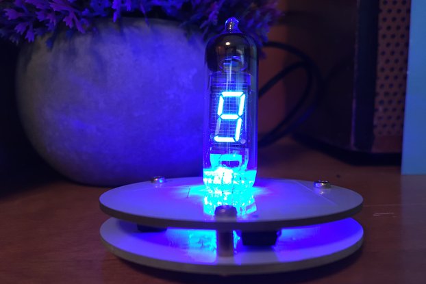 VFD Vacuum Fluorescent Clock One Digit IV-6 Tube